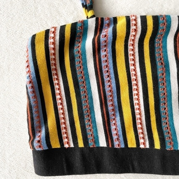 ZARA Striped Knit Crop Tank - Picture 3 of 10